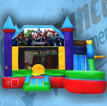 Avengers Bouncy Castle Combo Avengers Bouncy Castle Combo