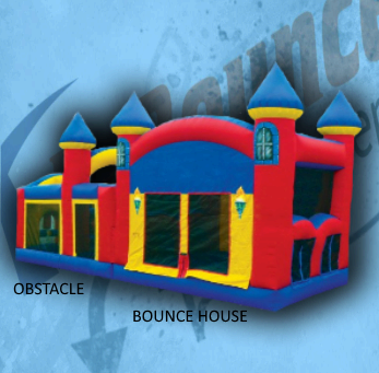 Double Play A: bounce house and obstacle Double Play A: bounce house and obstacle
